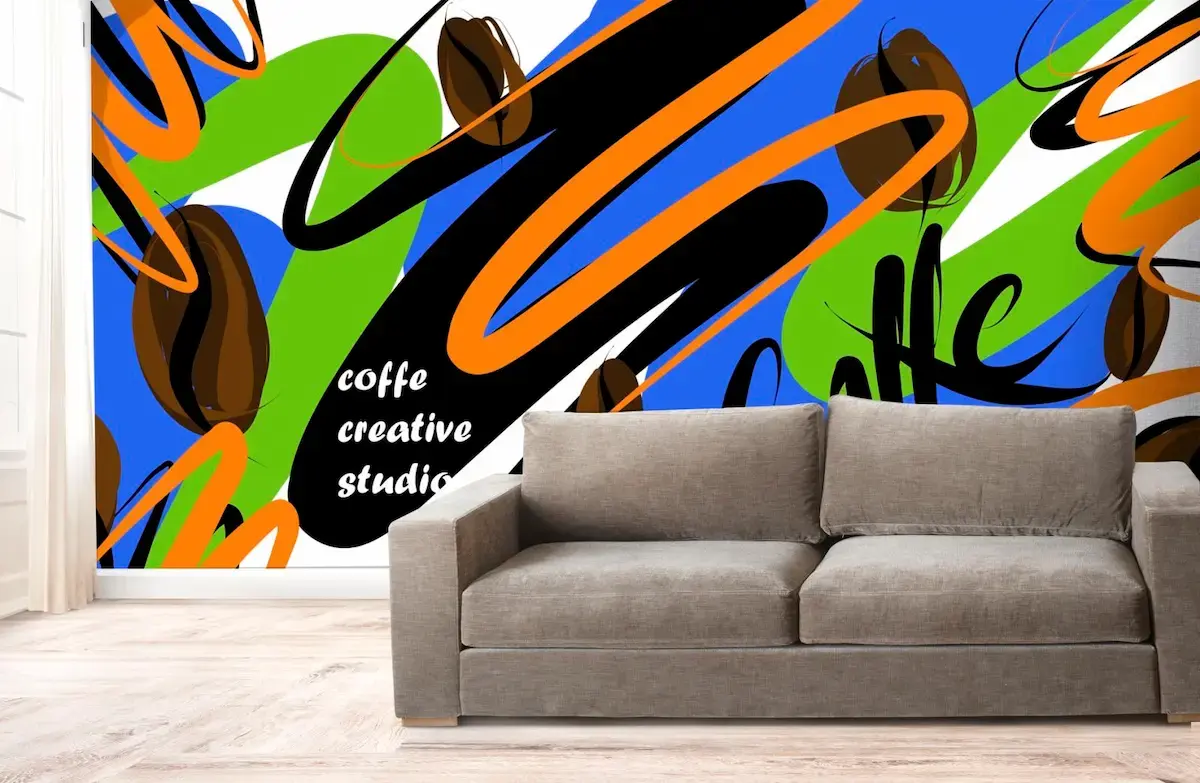 3D tapete kafić enterijer Banja Luka